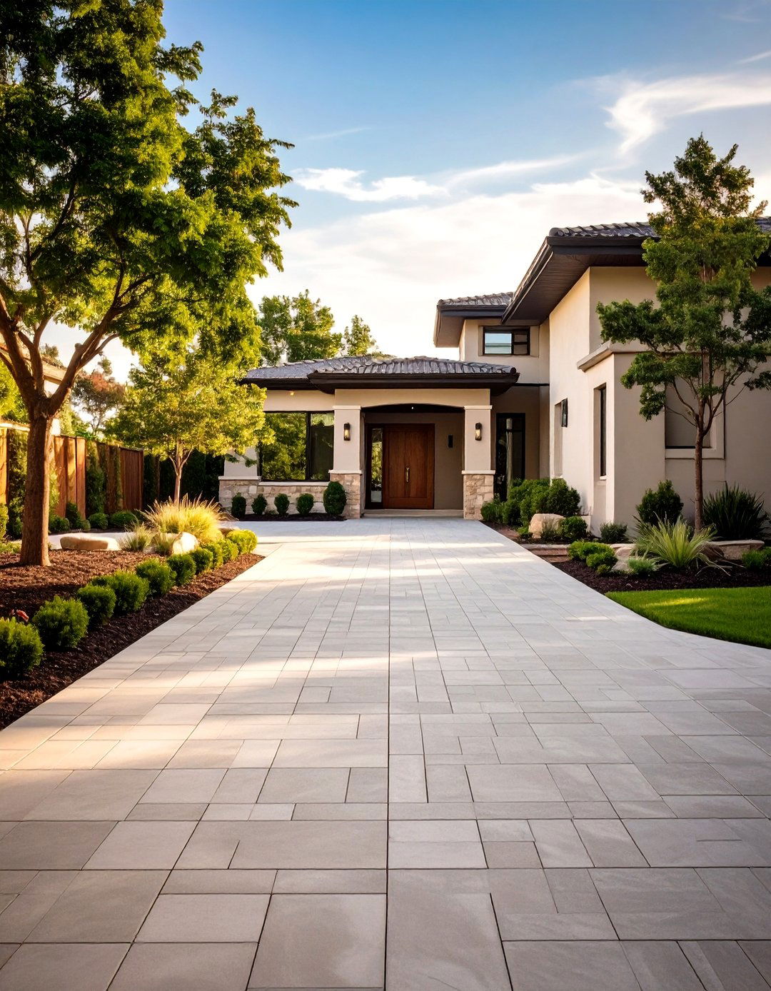 Seamless Texture Concrete Driveway - 20 Concrete Driveway Ideas