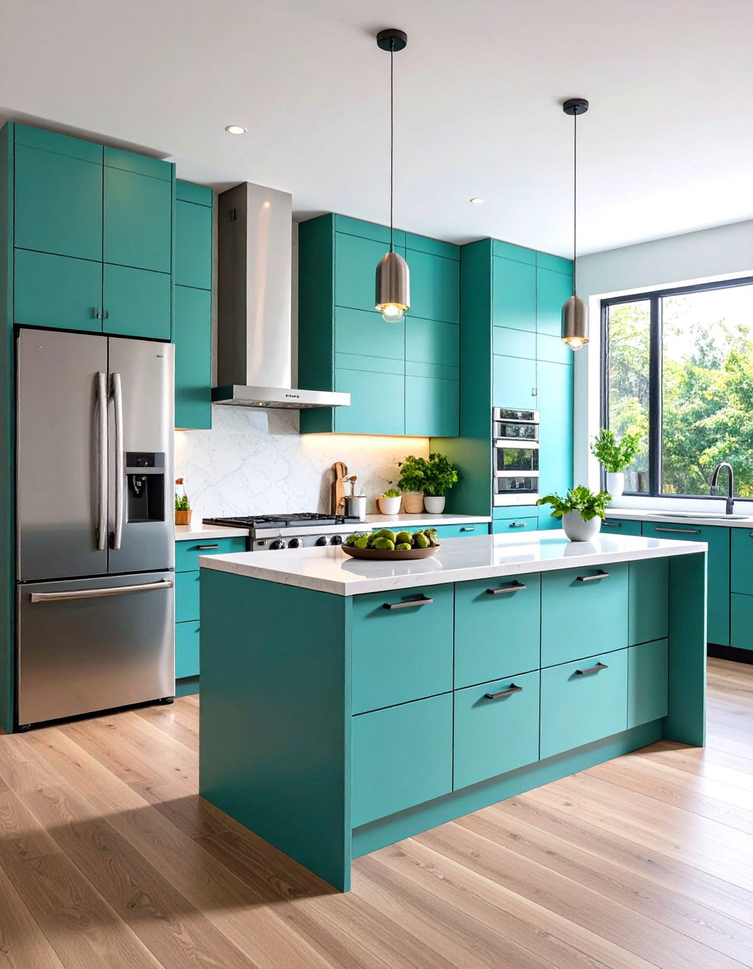 Seamlessly Hiding Appliances Behind Tall Fronts - 20 Floor to Ceiling Kitchen Cabinets