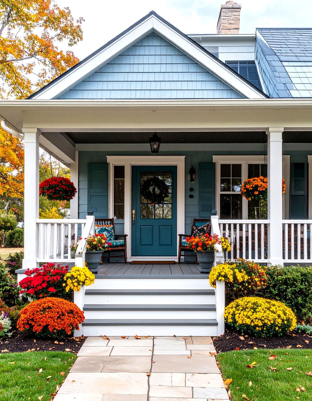 Season Extension Cape Cod Front Porch - 20 Small Cape Cod Front Porch Ideas