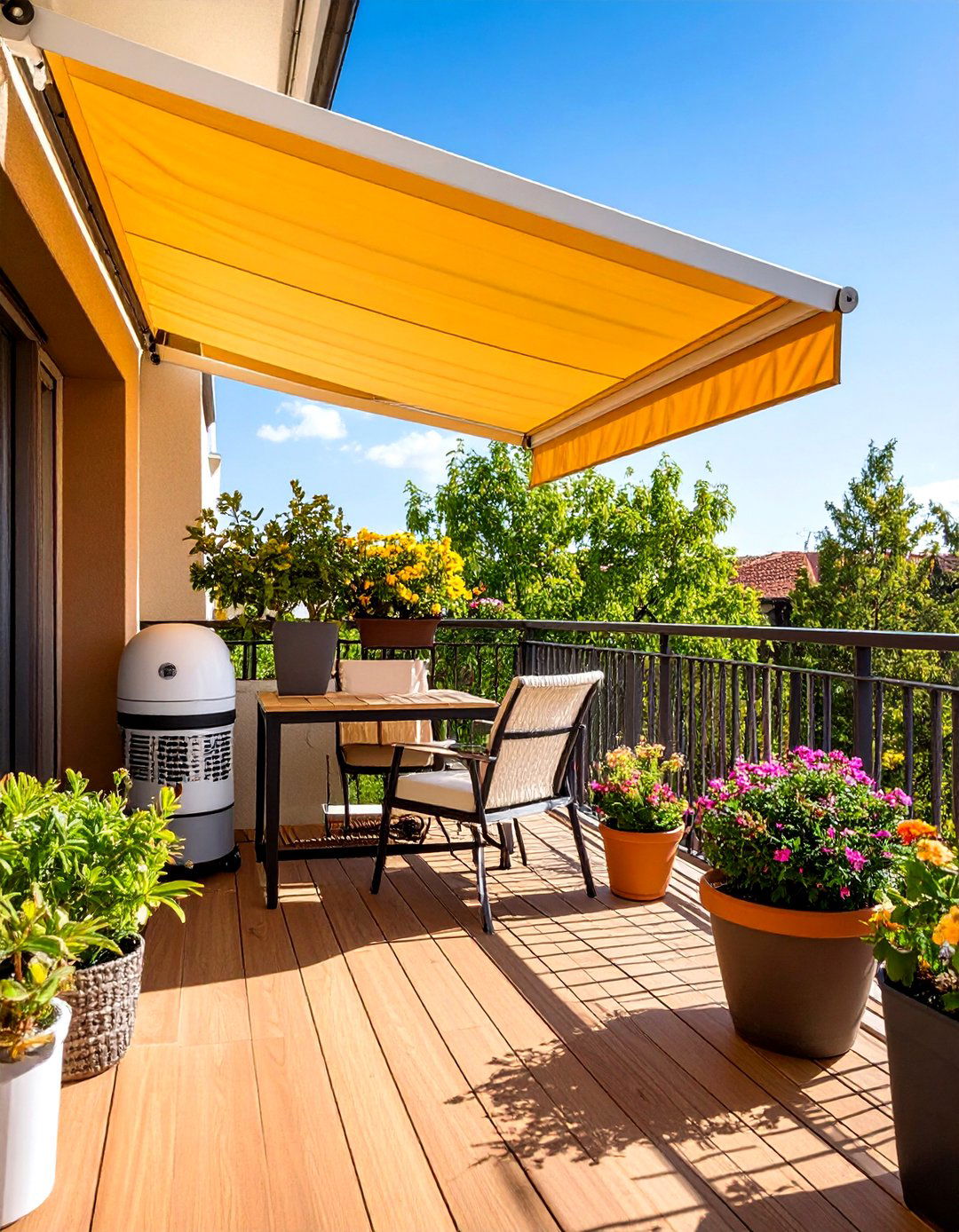 Seasonal Balcony Office Adaptation System - 20 Balcony Office Ideas