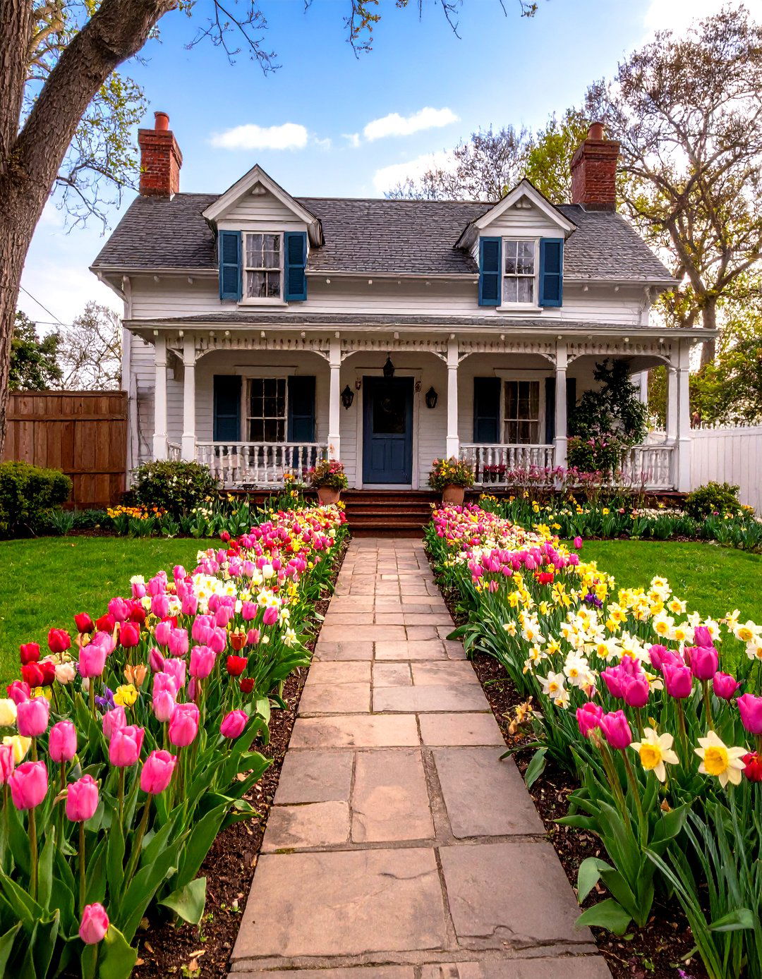 Seasonal Bulb Displays - 20 Victorian Front Garden Ideas