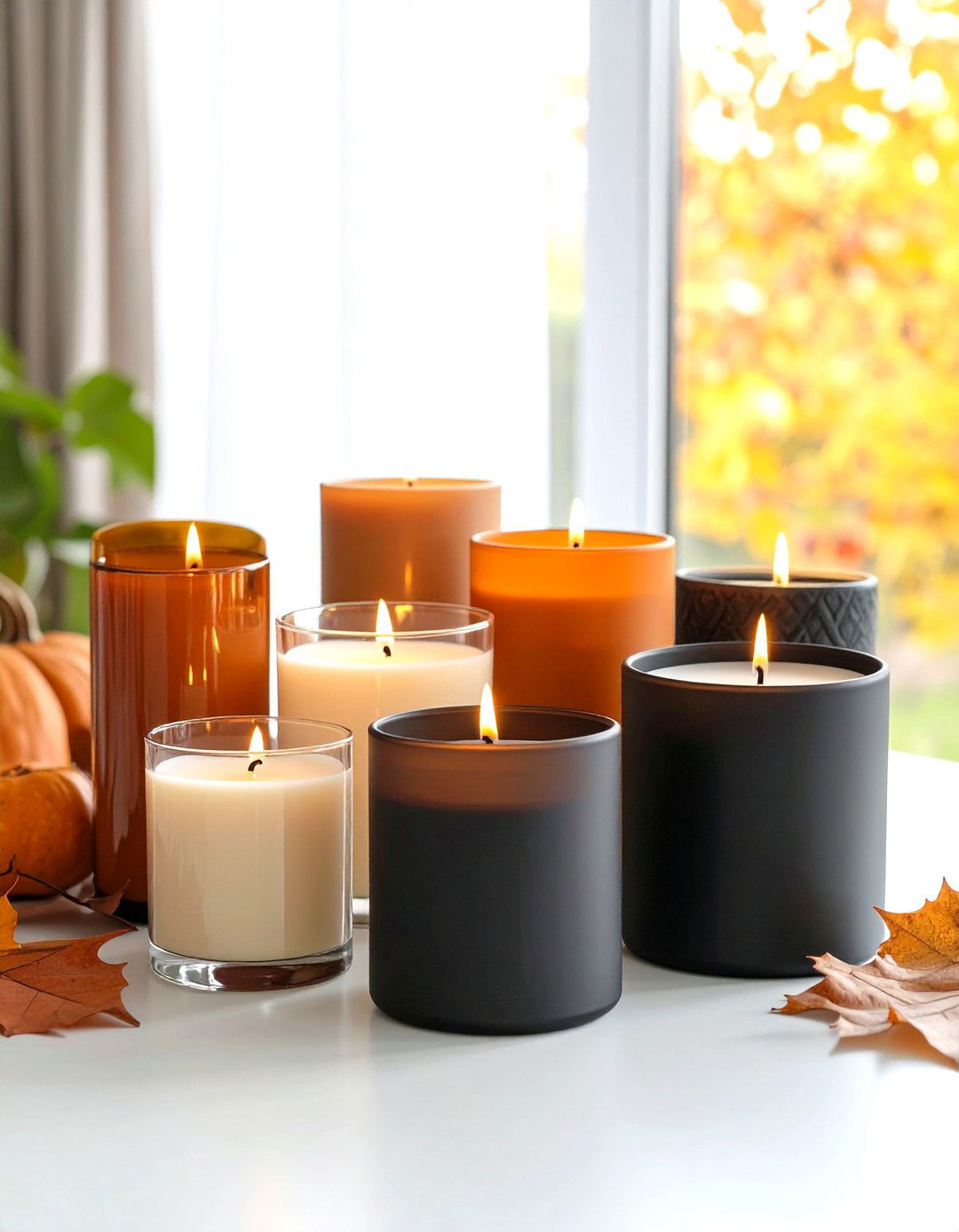 Seasonal Color Candles Refresh Room Vignettes - 20 Decorating With Candles