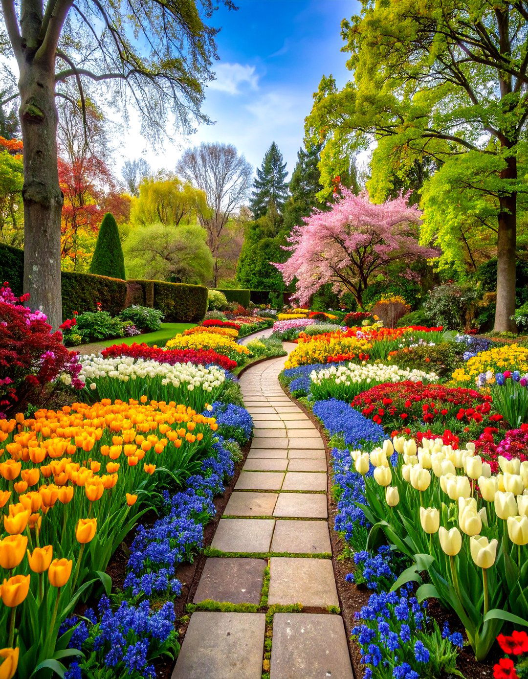 Seasonal Color Rotation Parterre Garden - 20 Parterre Garden Ideas