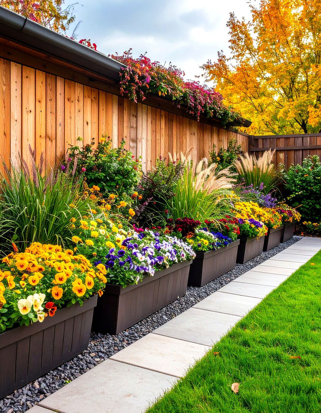 Seasonal Color Rotation Zones - 20 Small Walled Garden Ideas