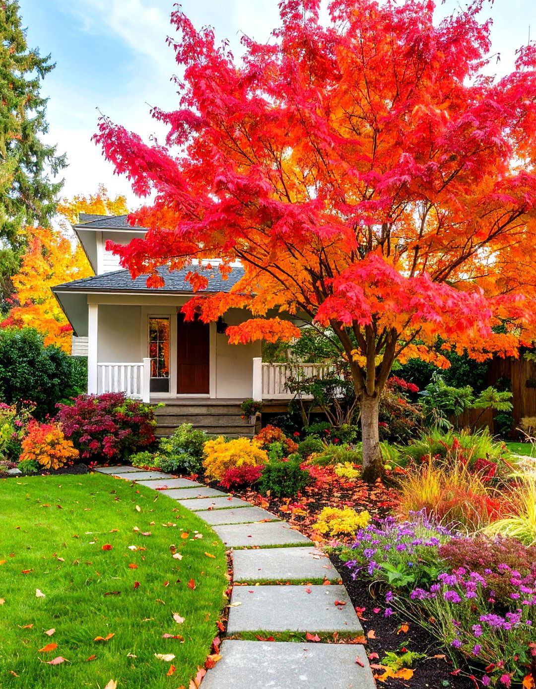 Seasonal Color Trees for Year Round Visual Drama - 20 Tree Landscaping Ideas