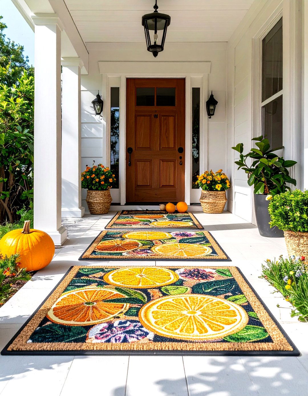 Seasonal Door Mats - 20 Summer Front Door Decor Ideas