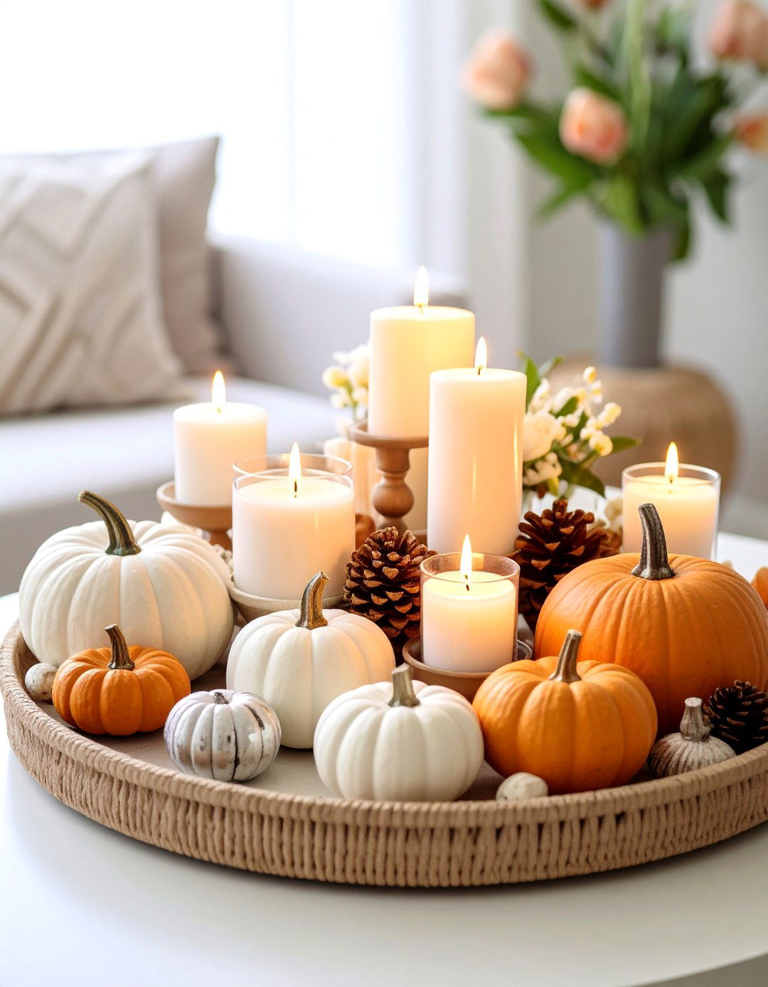 Seasonal Holiday Coffee Table Centerpiece - 20 Coffee Table Centerpiece Ideas