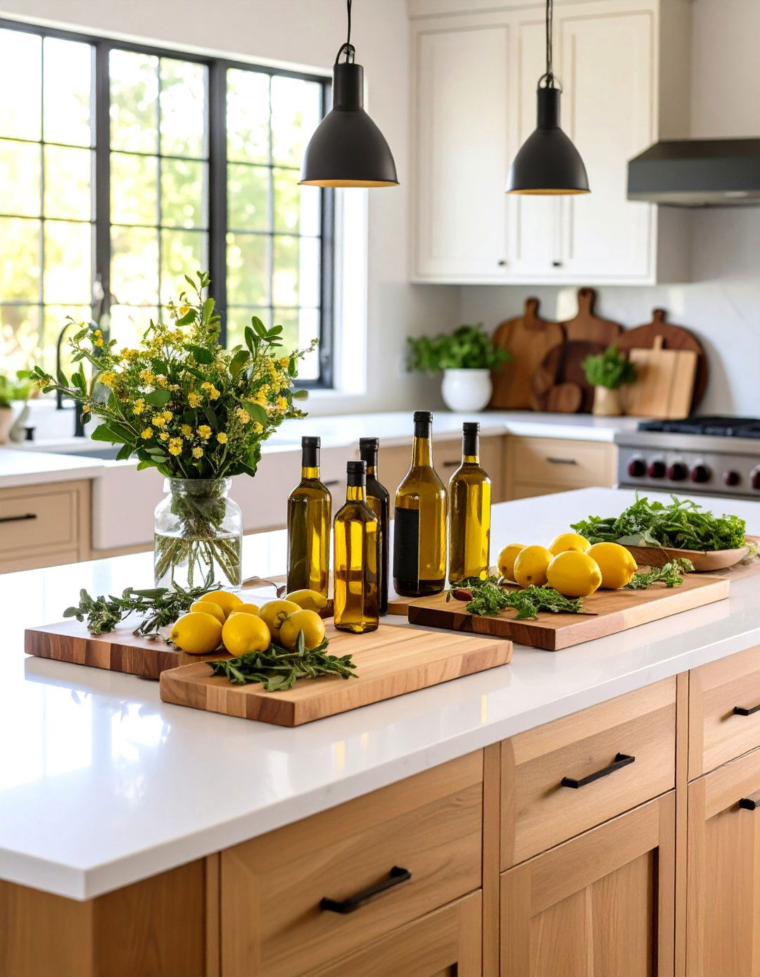 Seasonal Holiday Kitchen Island Centerpiece - 20 Kitchen Island Centerpiece Ideas