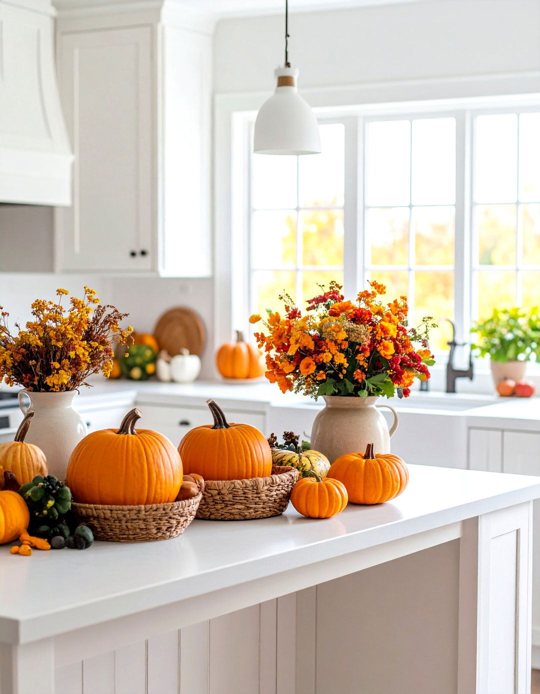 Seasonal Kitchen Counter Rotating Display - 20 Kitchen Counter Decor Ideas