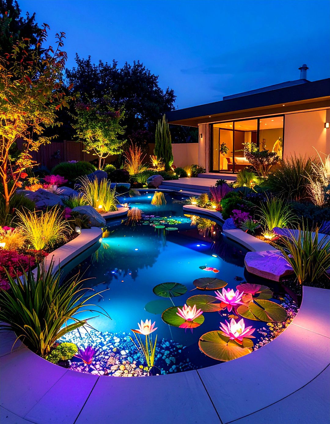 Seasonal Pond Gardens with Year Round Interest - 20 Backyard Pond Ideas