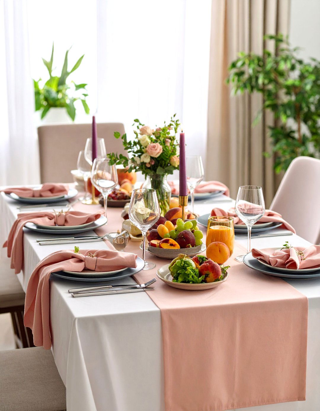 Seasonal Produce Palette on the Dining Table - 20 Dining Table Decor Ideas