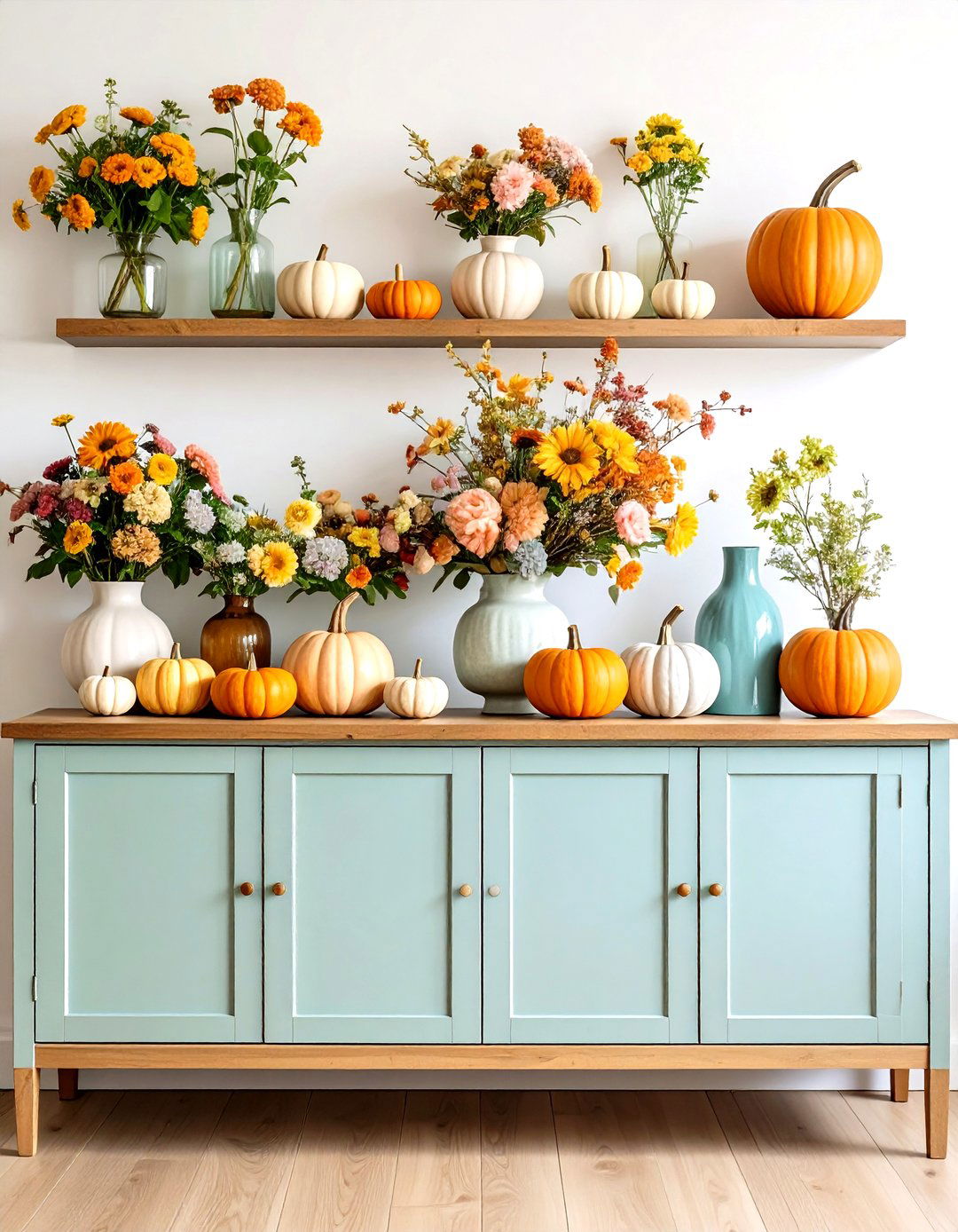 Seasonal Rotations for Dynamic Styling - 20 Sideboard Decor Ideas