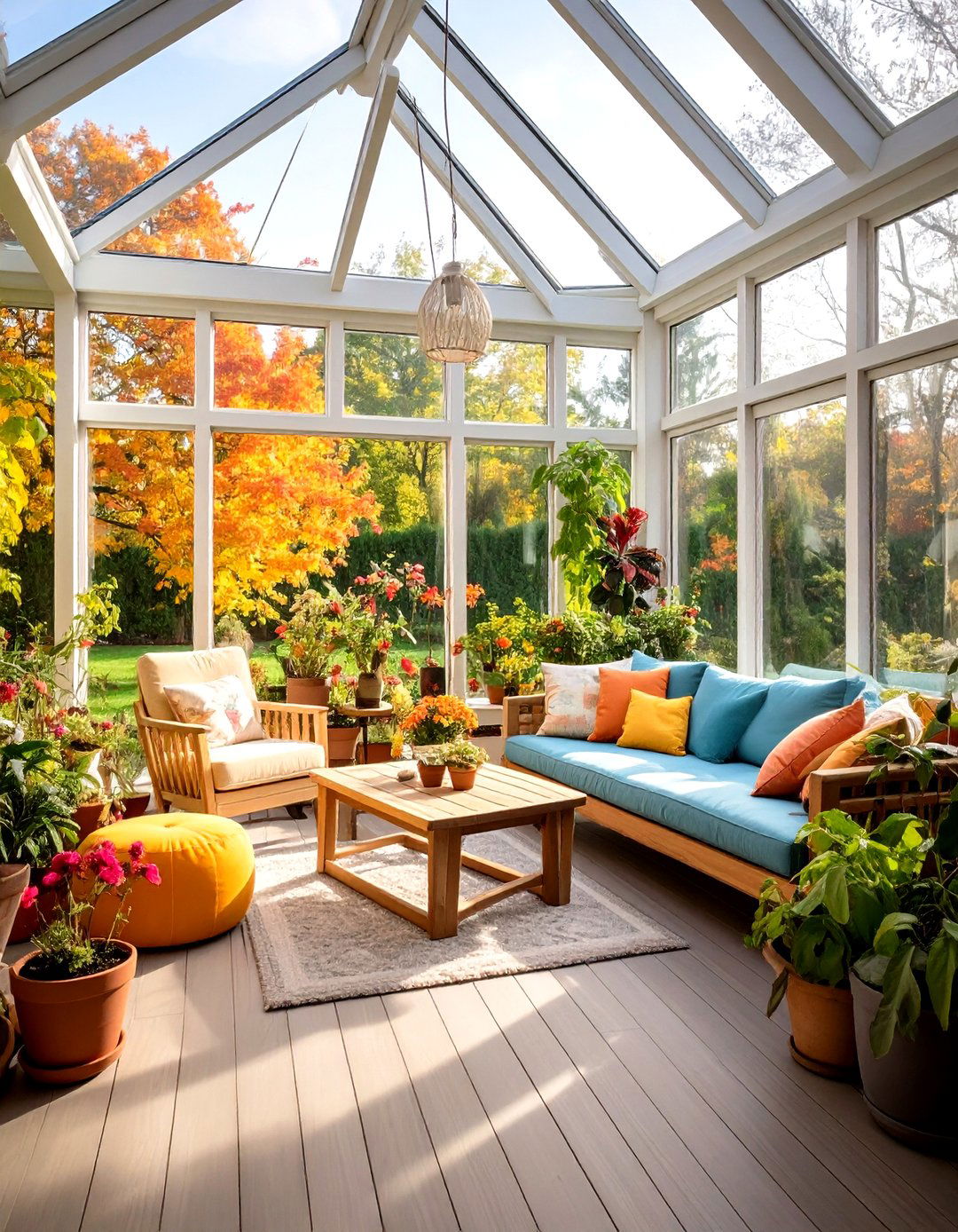 Seasonal Small Sunroom Transition Room - 20 Small Sunroom Ideas
