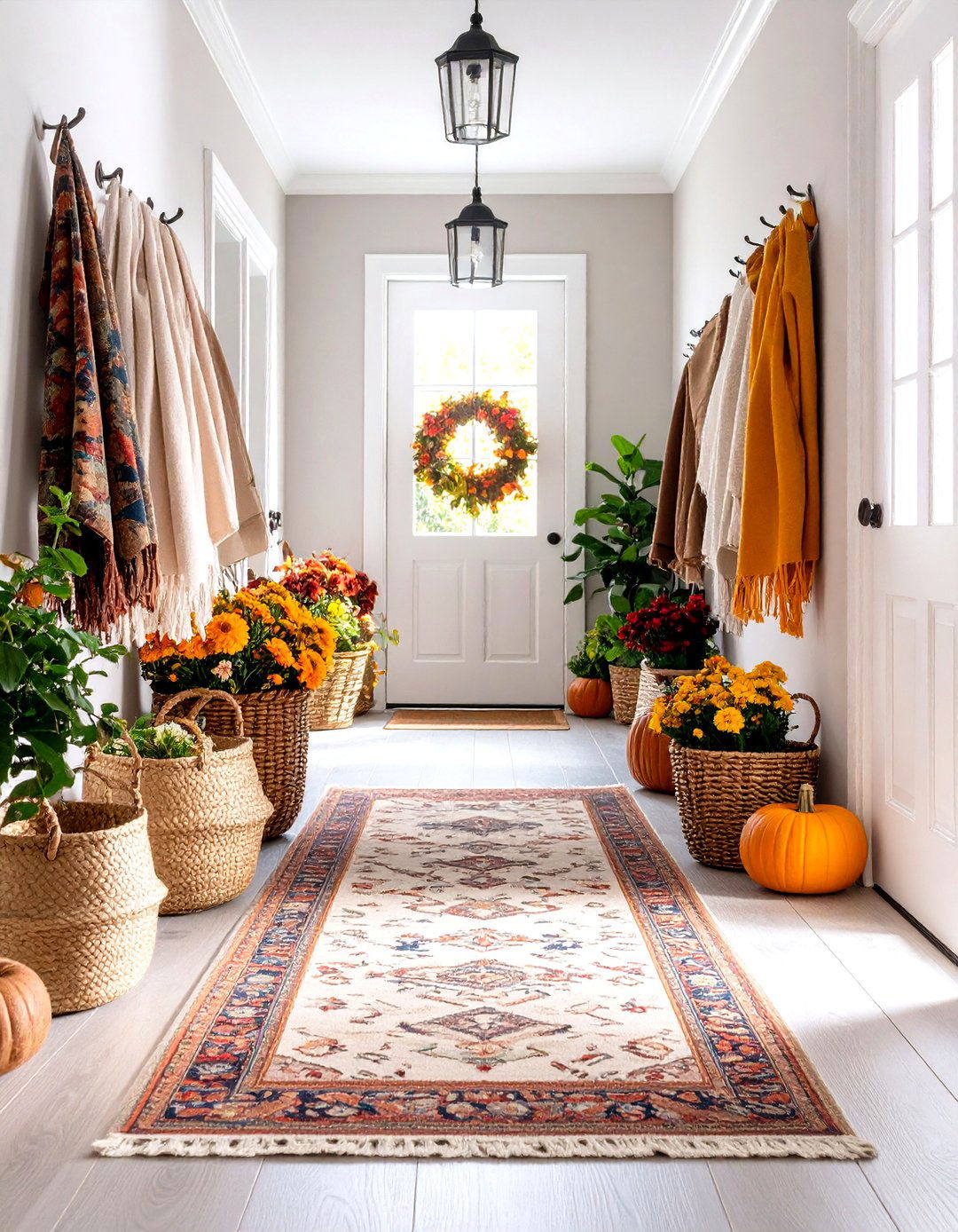 Seasonal Styling to Keep the Hallway Fresh - 20 Hallway Ideas