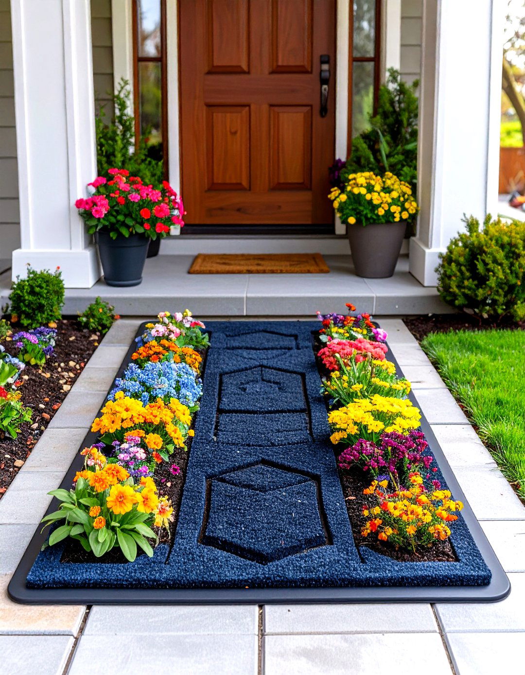Seasonal Swap Out Front Door Mat Set - 20 Front Door Mat Ideas