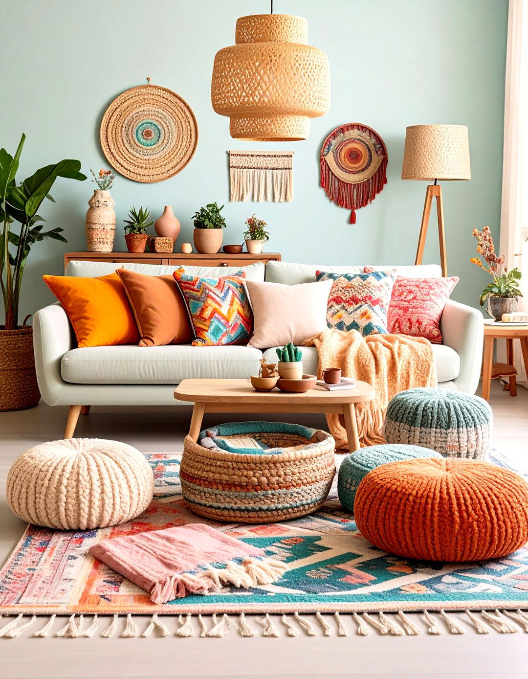 Seasonal Swaps Refresh a Grey and White Living Room - 20 Grey and White Living Room Ideas