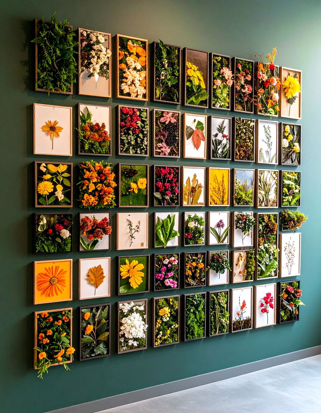 Seasonal Switch Out Rotating Gallery Wall - 20 Gallery Wall Ideas