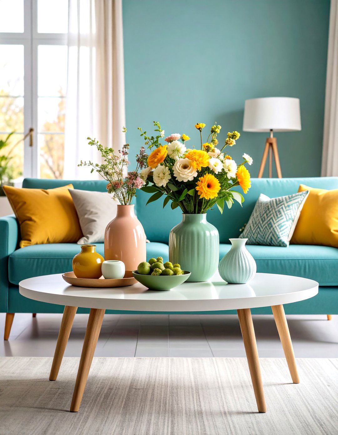 Seasonal Transitional Sofa Table Decor - 20 Sofa Table Decor Ideas