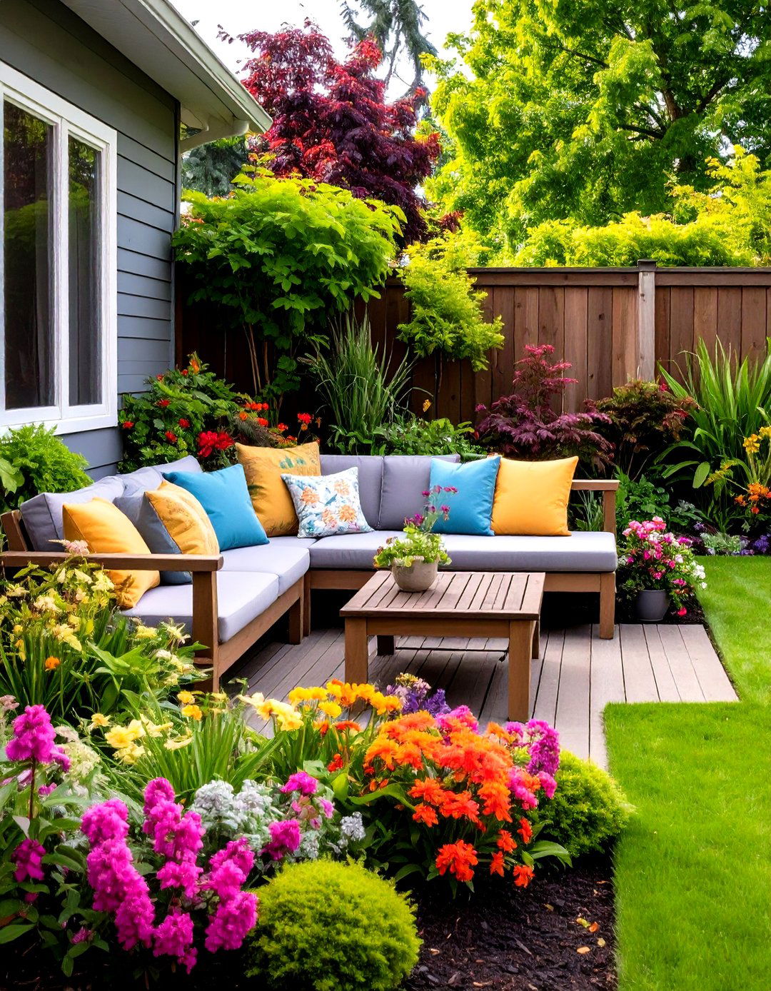Seating Nooks - 20 Small Backyard Landscaping Ideas