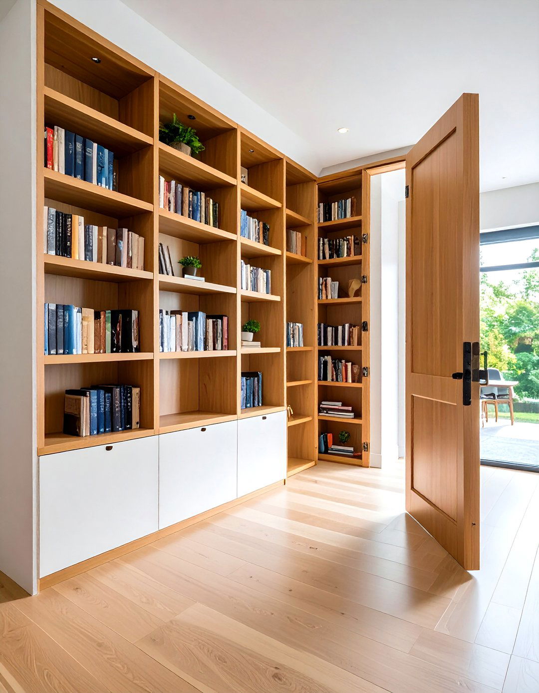 Secret Bookcase Door Library - 20 Home Library Ideas
