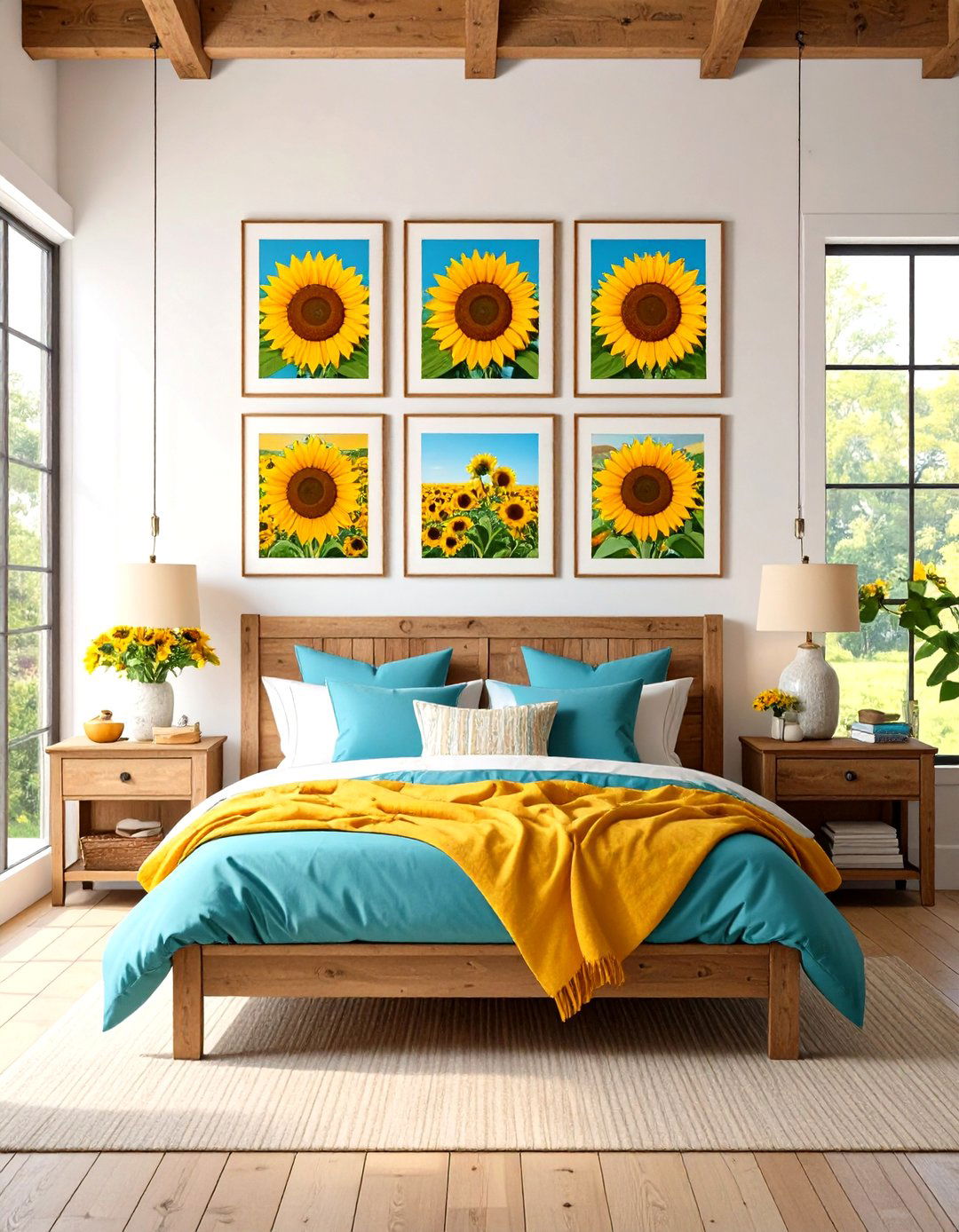 Seed Pack Display - 20 Sunflower Bedroom Ideas