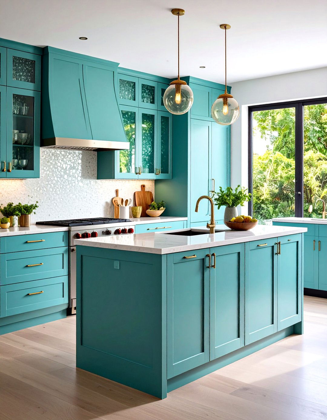 Seeded Modern Style Glass Kitchen Cabinets - 20 Modern Style Glass Kitchen Cabinets