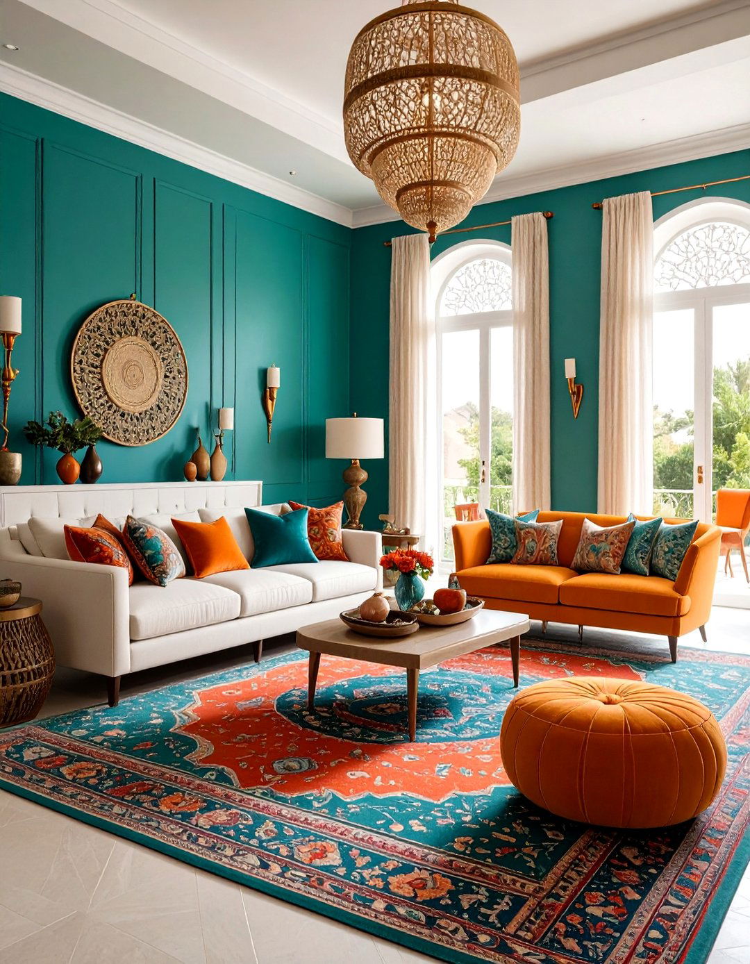 Selecting the Right Orange Shade - 20 Teal and Orange Color Scheme for Your Rooms