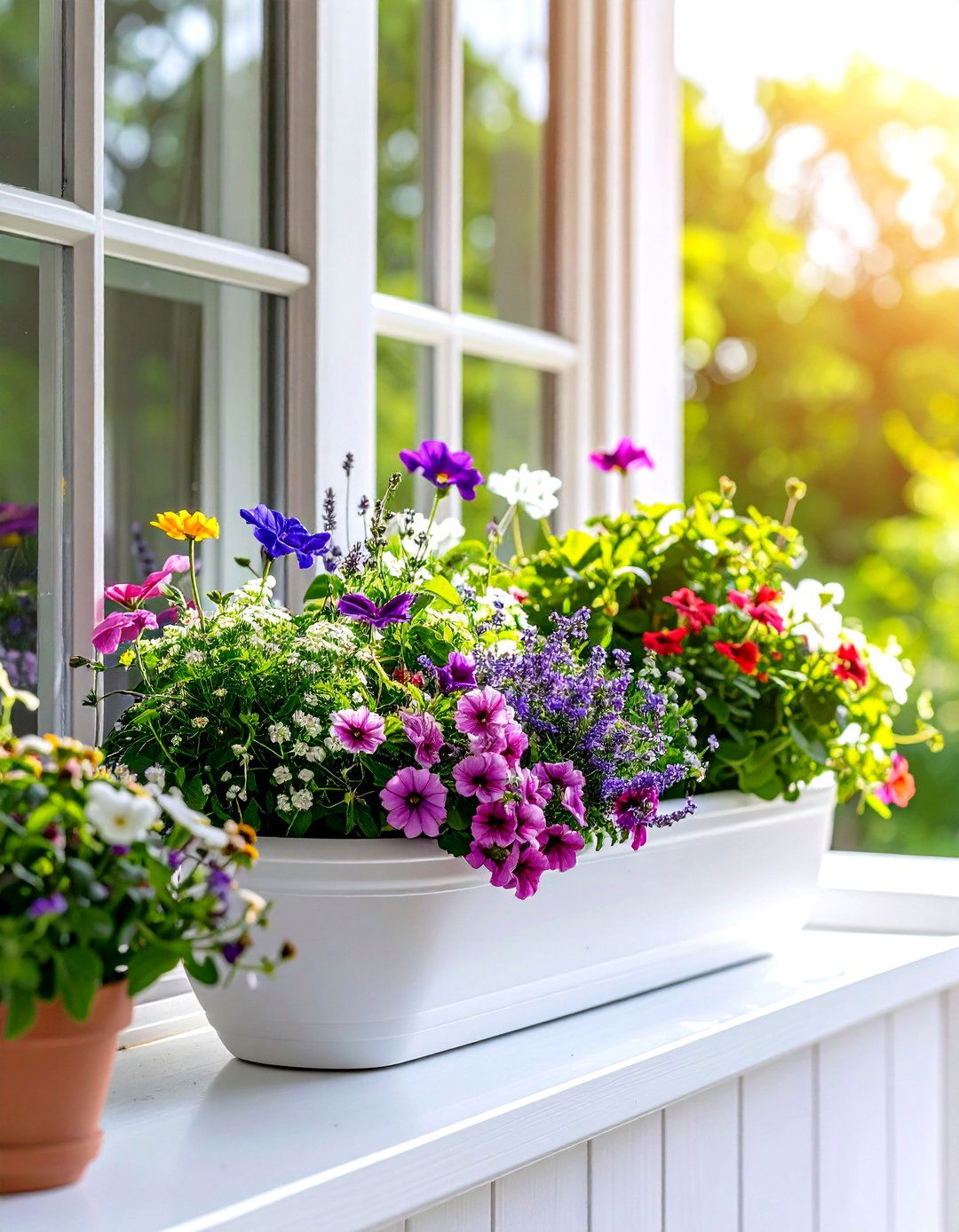 Self Watering Cottage Box - 20 window box ideas