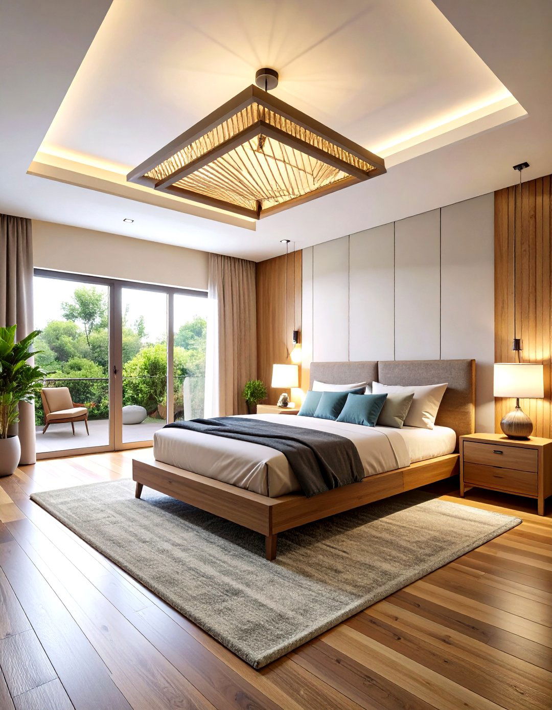 Semi Flush Mount Lights - 20 Small Bedroom Lighting Ideas