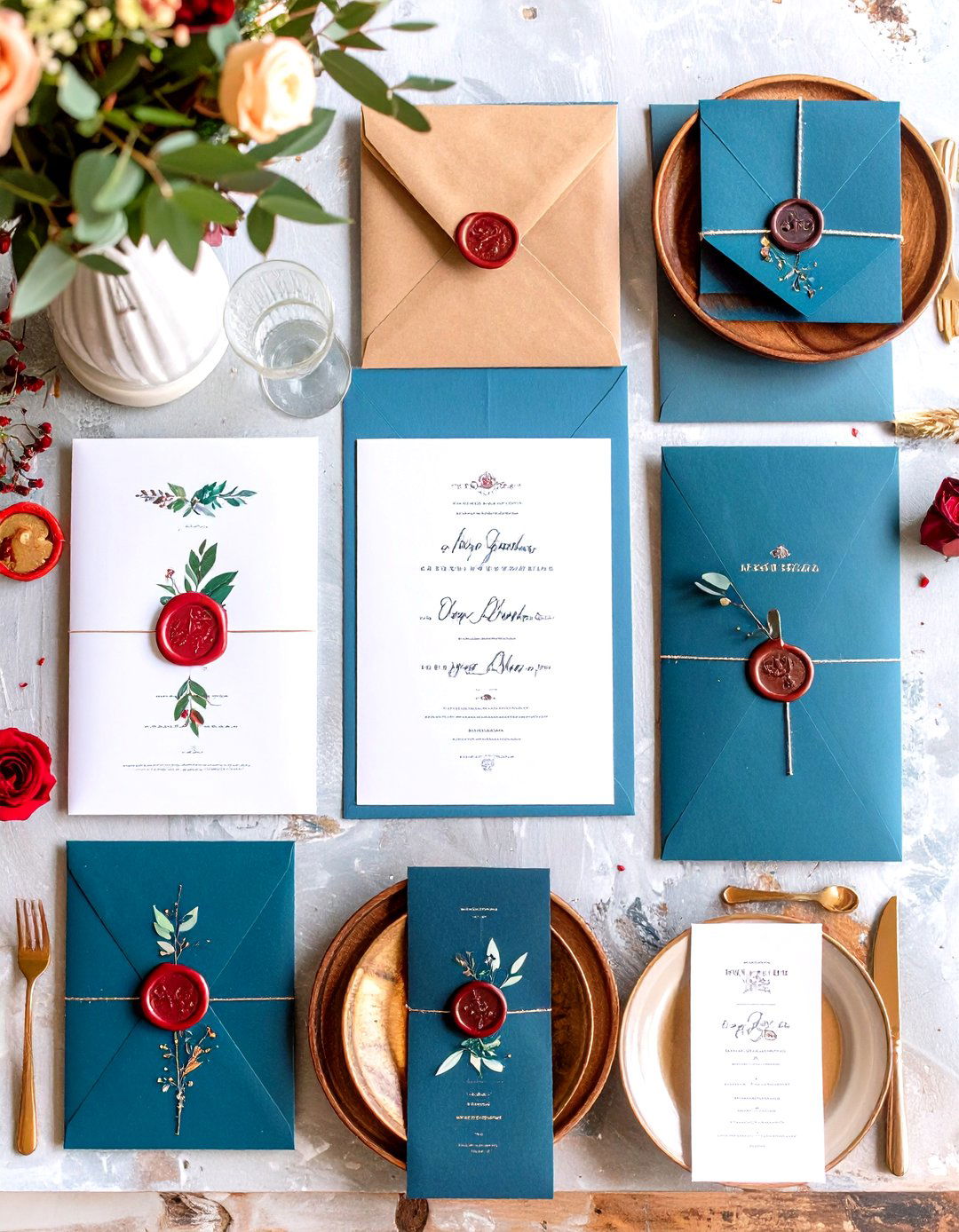 Send Custom Invitation Suites - 20 Small Wedding Ideas