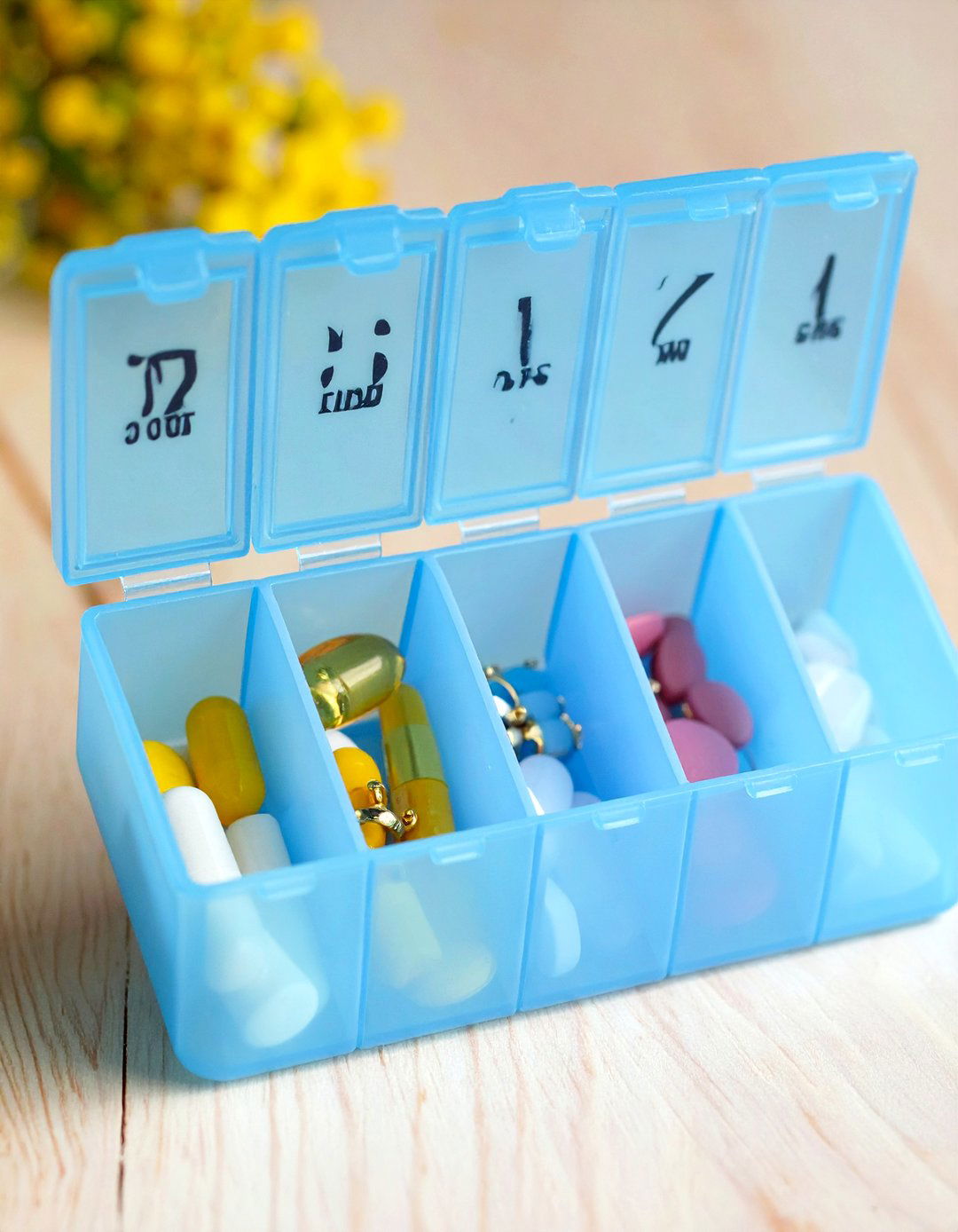 Seven Day Pill Case Earring Storage - 20 Earring Storage Ideas
