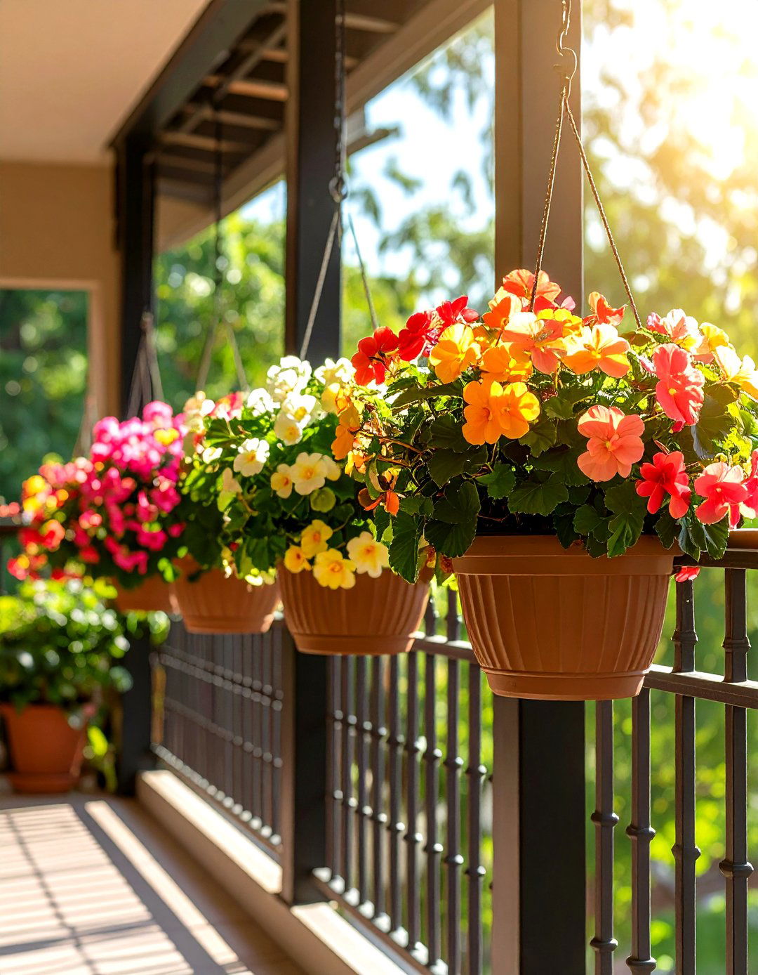 Shade Brightening Begonia Balcony Color - 20 Flowering Plants for Balcony