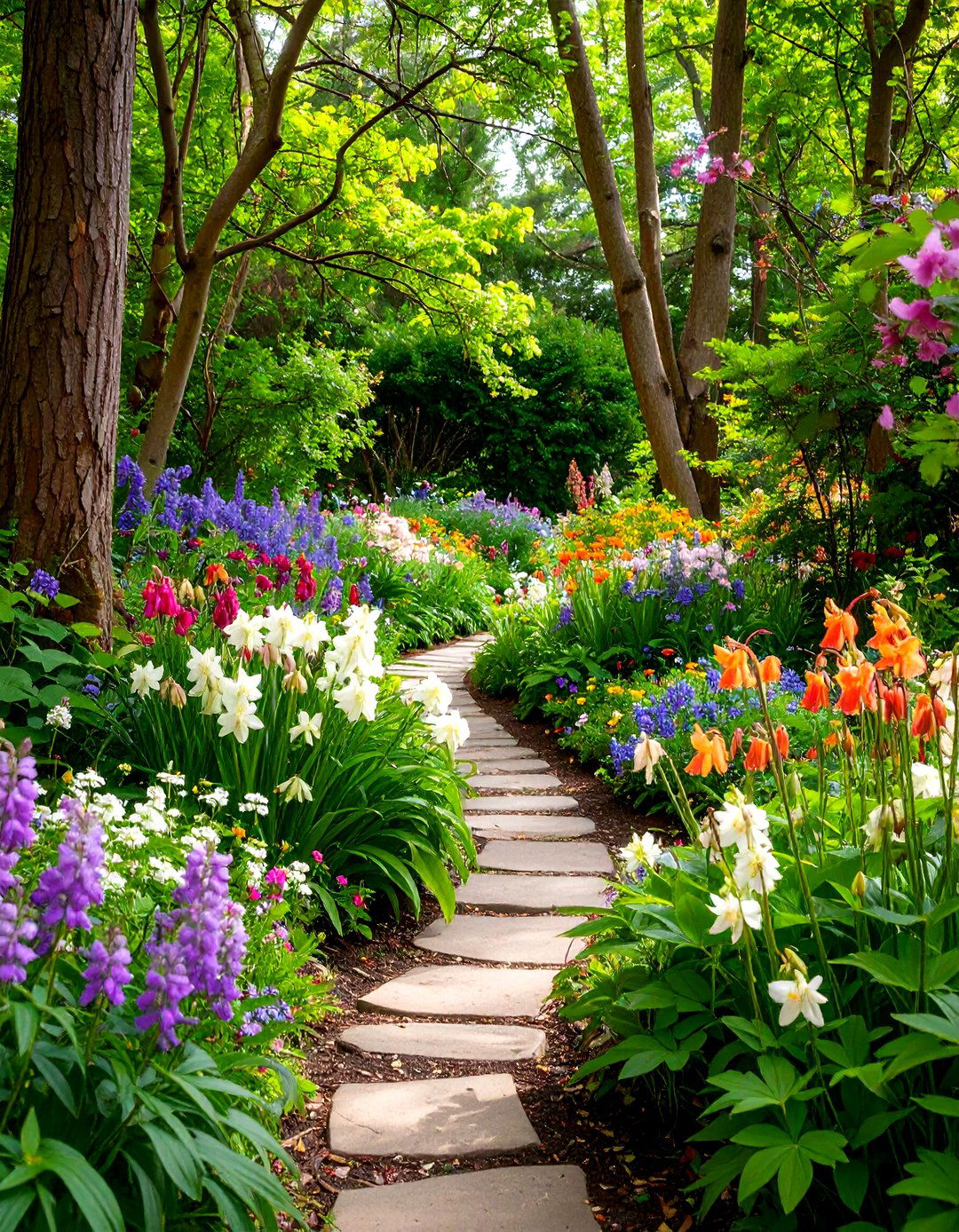 Shade Tolerant Wildflower Garden - 20 Wildflower Garden Ideas