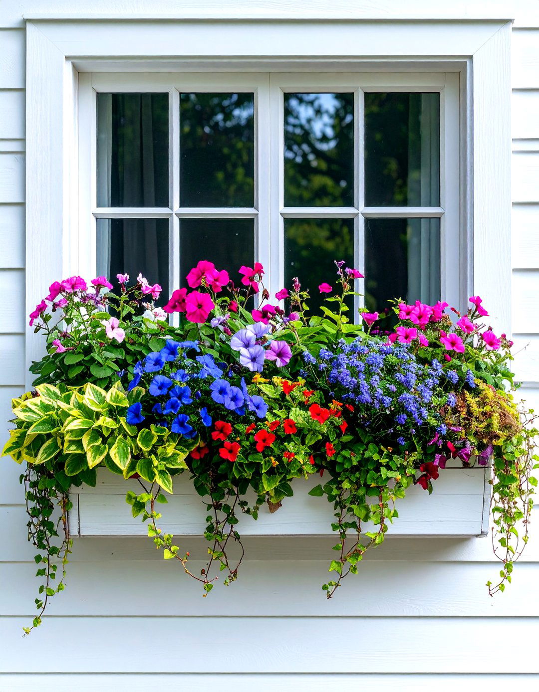 Shaded Serenity Foliage Box - 20 window box ideas