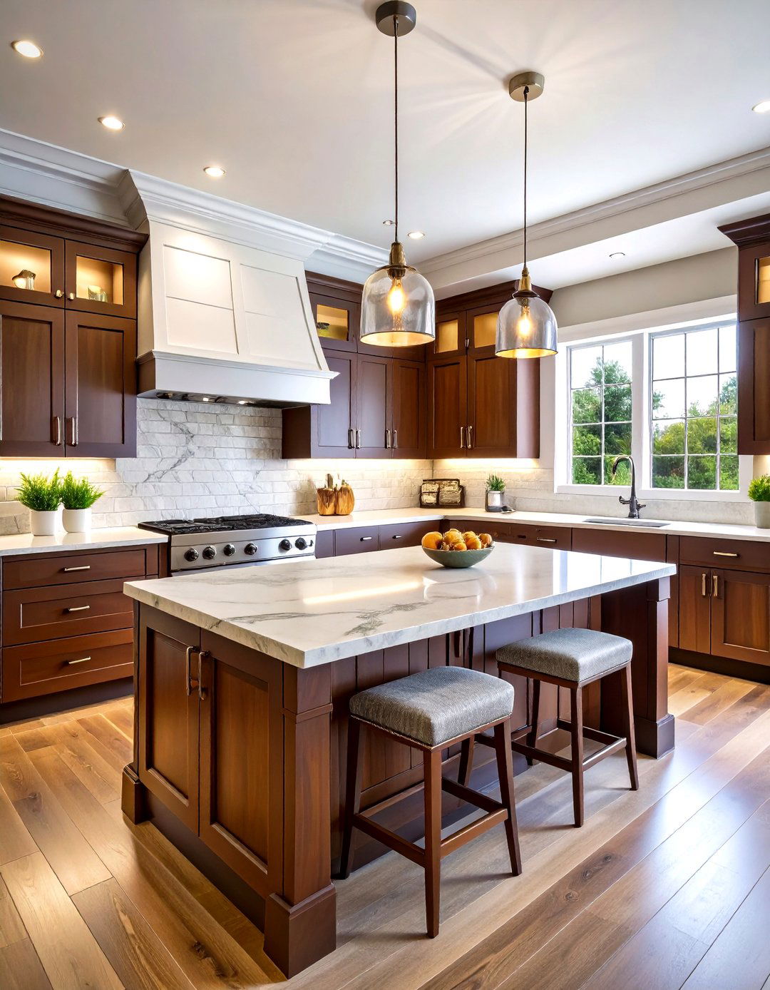Shaker Style Espresso Stained Maple Cabinets - 20 Maple Kitchen Cabinets Ideas