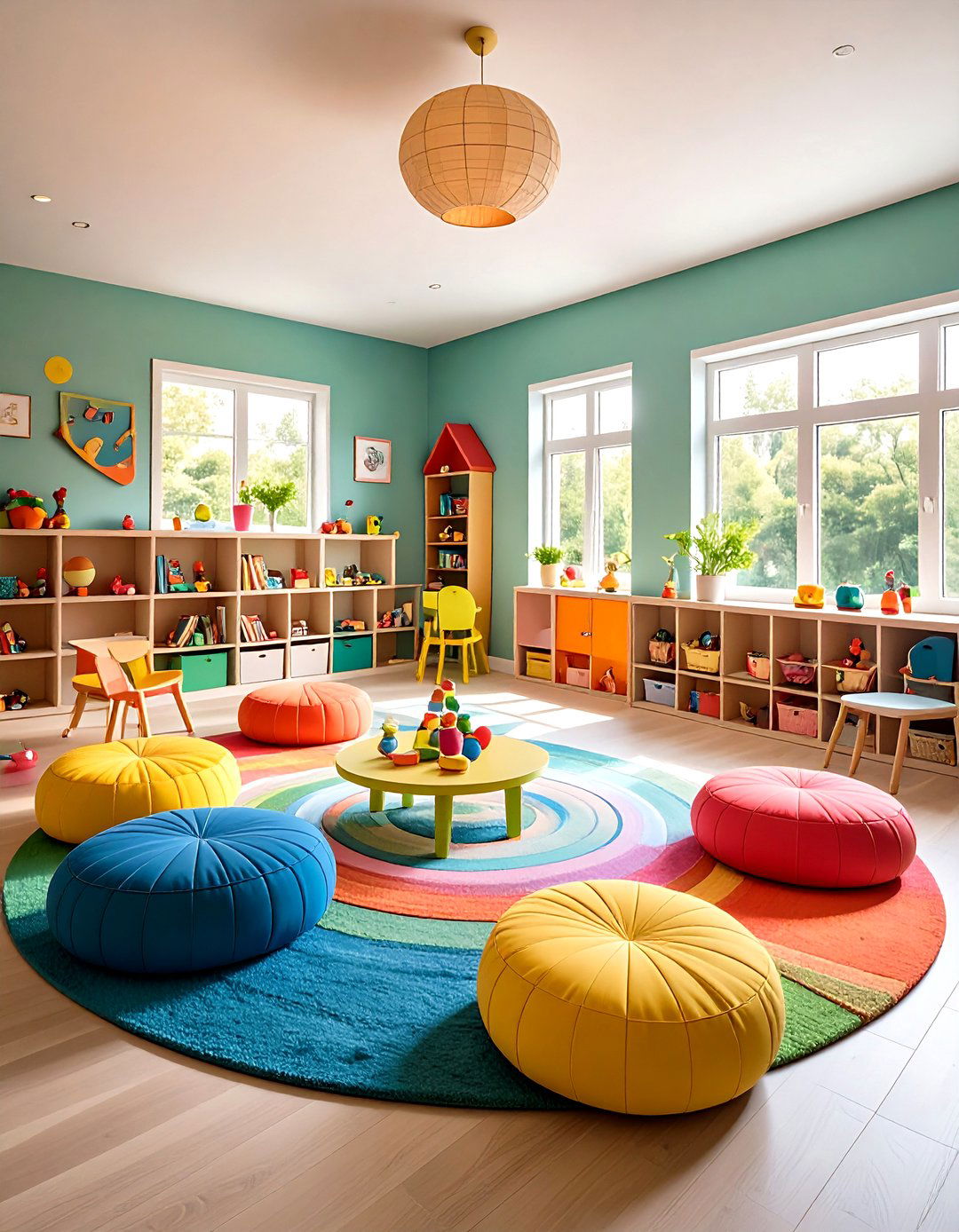 Shared Play Space Integration - 20 Shared Kids' Room Design Ideas