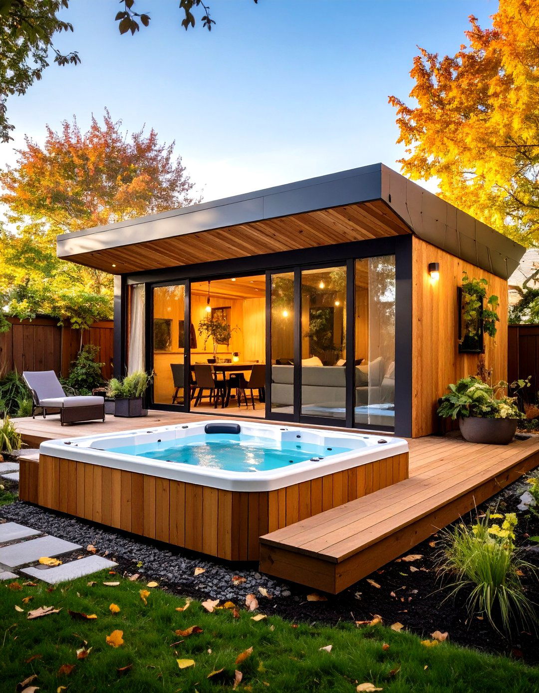 Shed Style Hot Tub Enclosure - 20 Hot Tub Enclosure Ideas