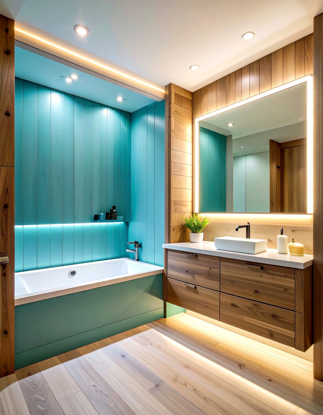 Shiplap Bathroom Sliding Door Continuity - 20 shiplap bathroom ideas