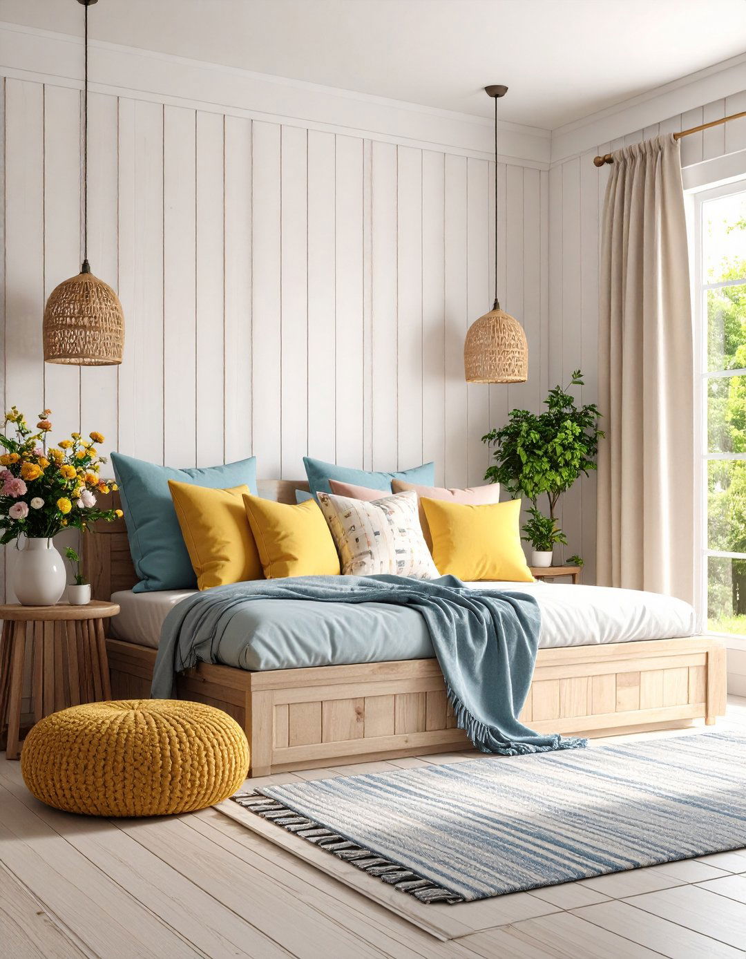 Shiplap Bedroom Corner Accent - 20 Shiplap Bedroom Ideas