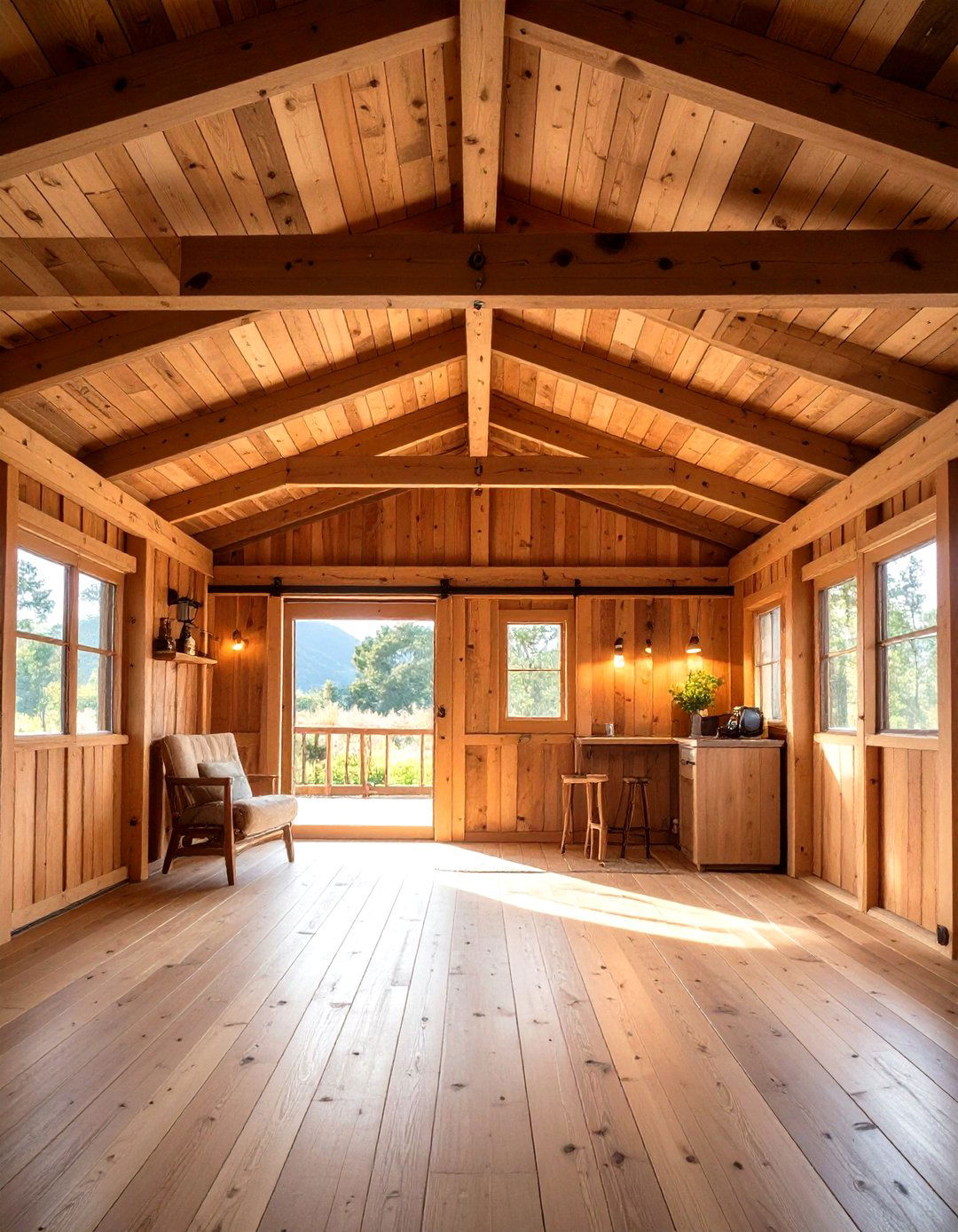Shiplap Boards - 20 Shed Ceiling Ideas