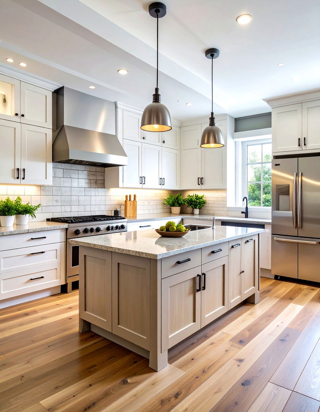 Shiplap Kitchen Accent Wall with Farmhouse Elegance - 20 Kitchen Accent Wall Ideas