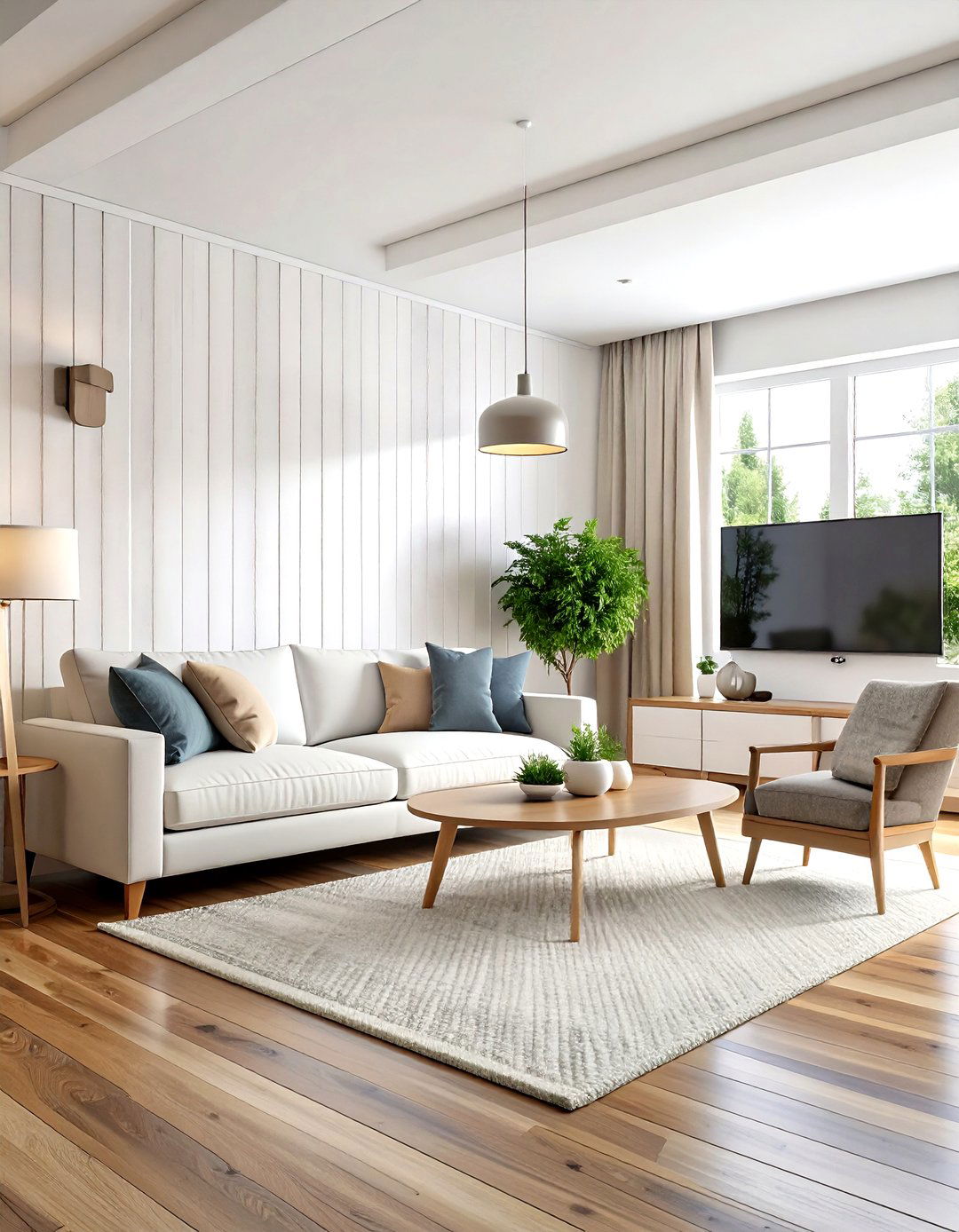 Shiplap Wood Accent Wall - 20 Tv Accent Wall Ideas