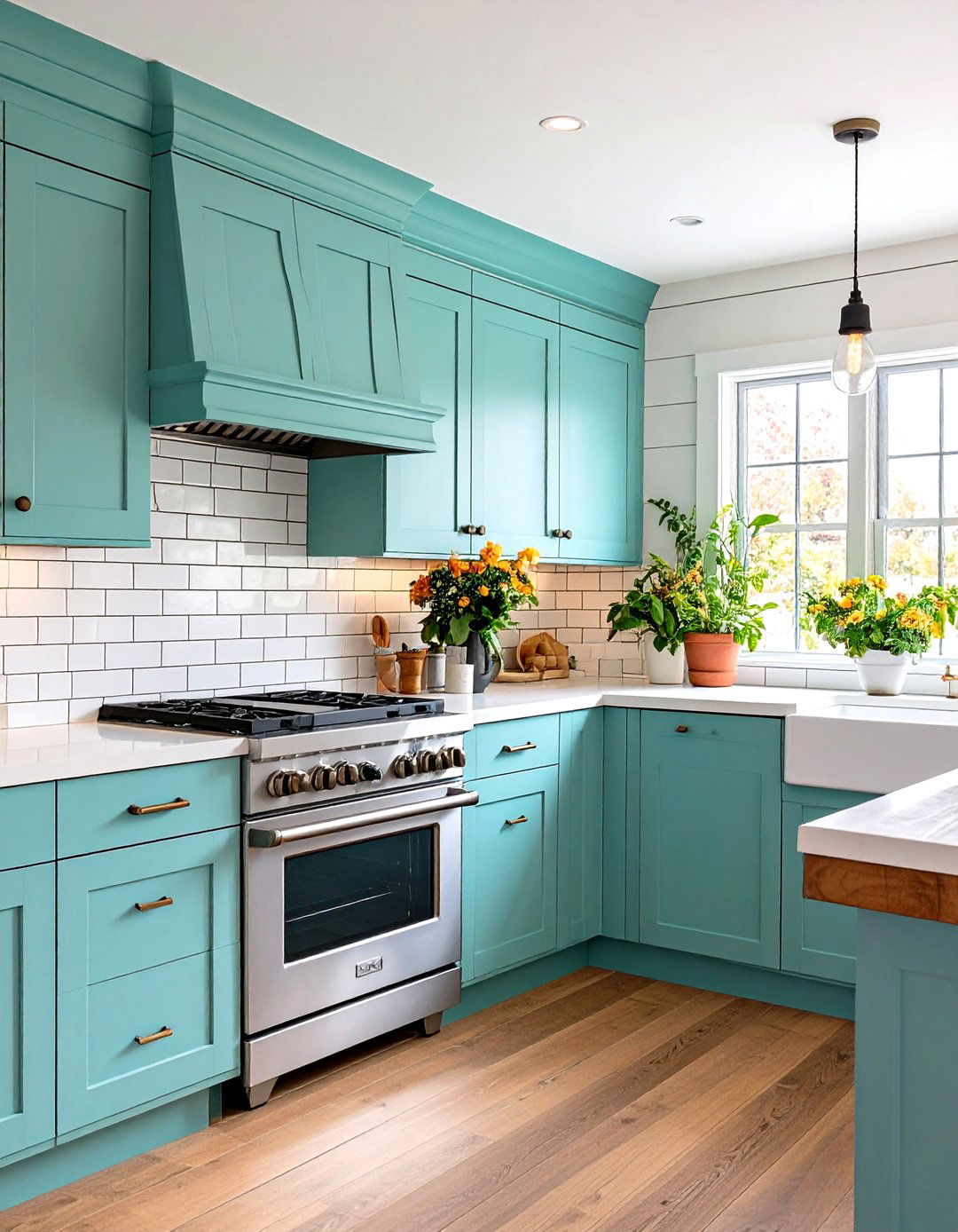 Shiplap and Subway Tile Hybrid - 20 Shiplap Backsplash Ideas for Your Kitchen