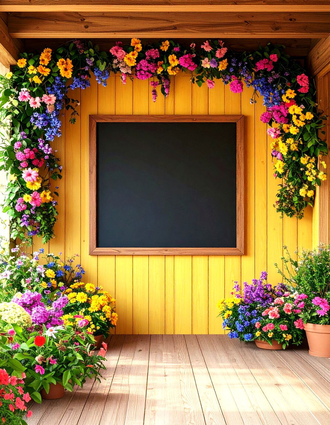 Shiplap with Chalkboard Section - 20 Shiplap Wall Entryway Ideas