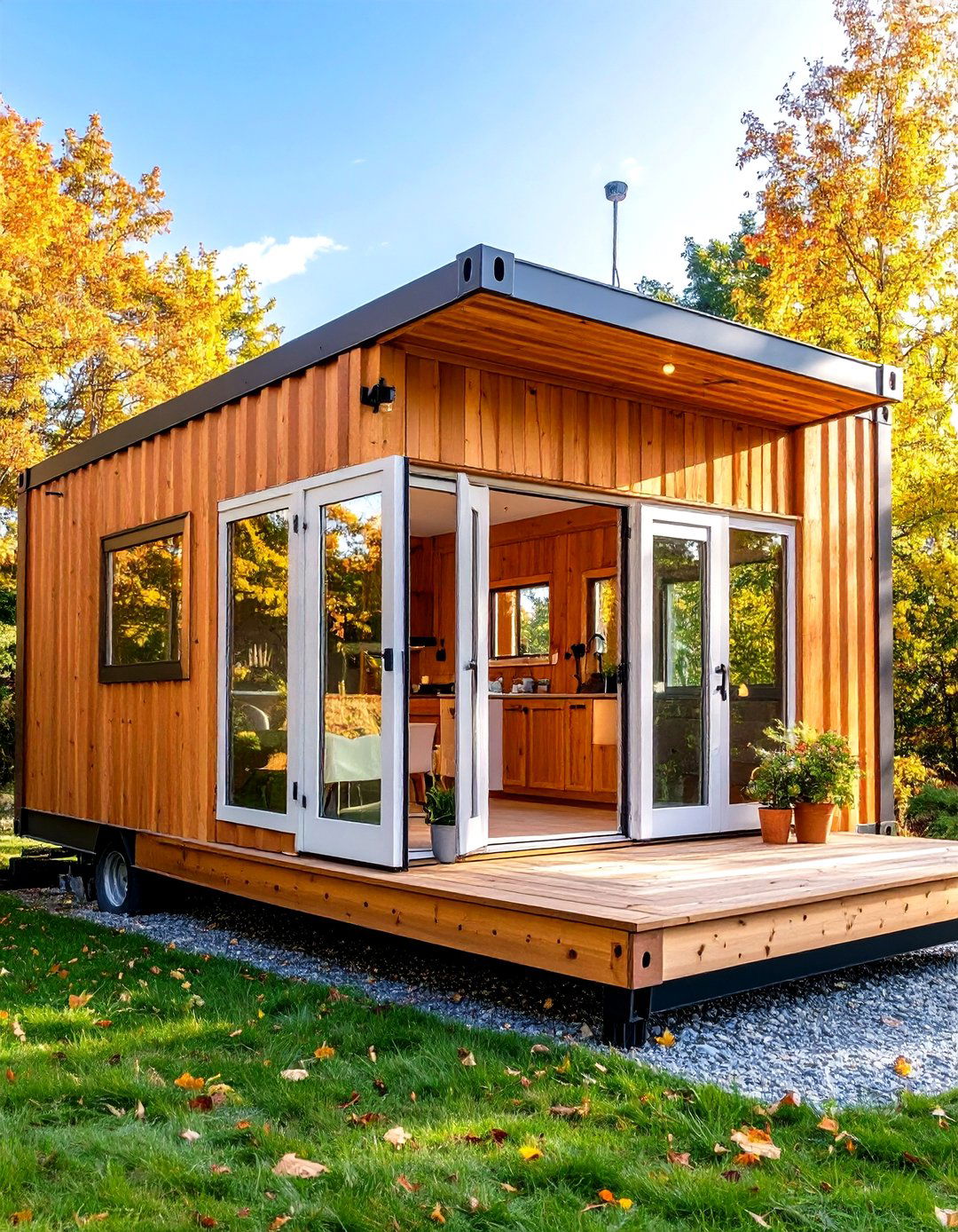 Shipping Container Rustic Tiny House Conversion - 20 Rustic Tiny House Ideas