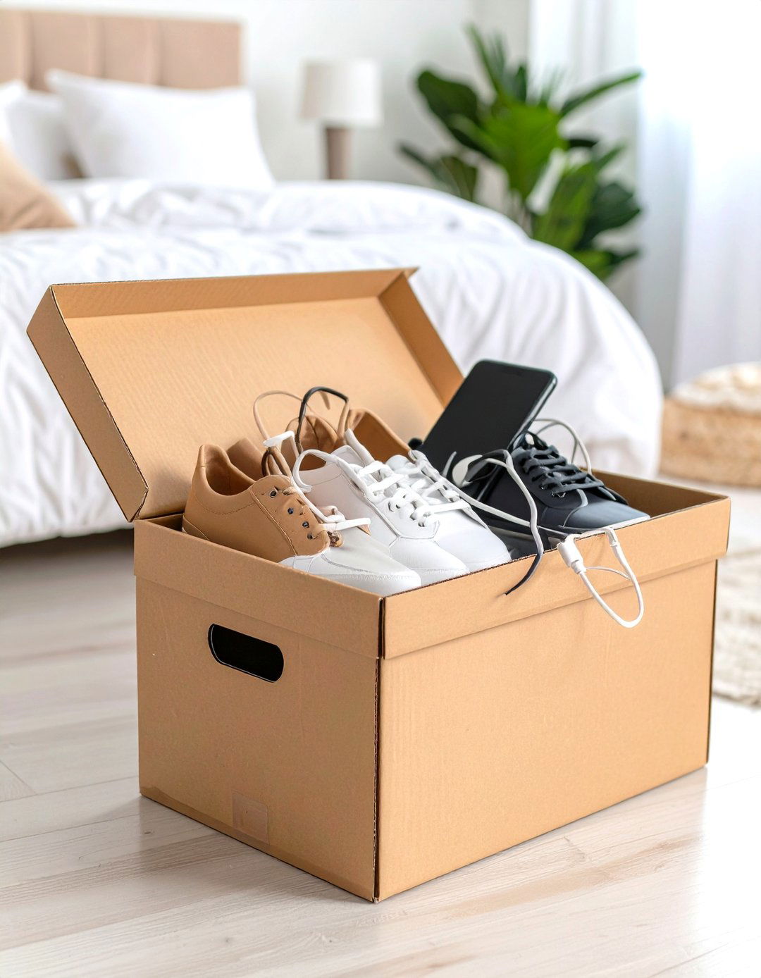 Shoe Box Charging Station - 20 charging station ideas