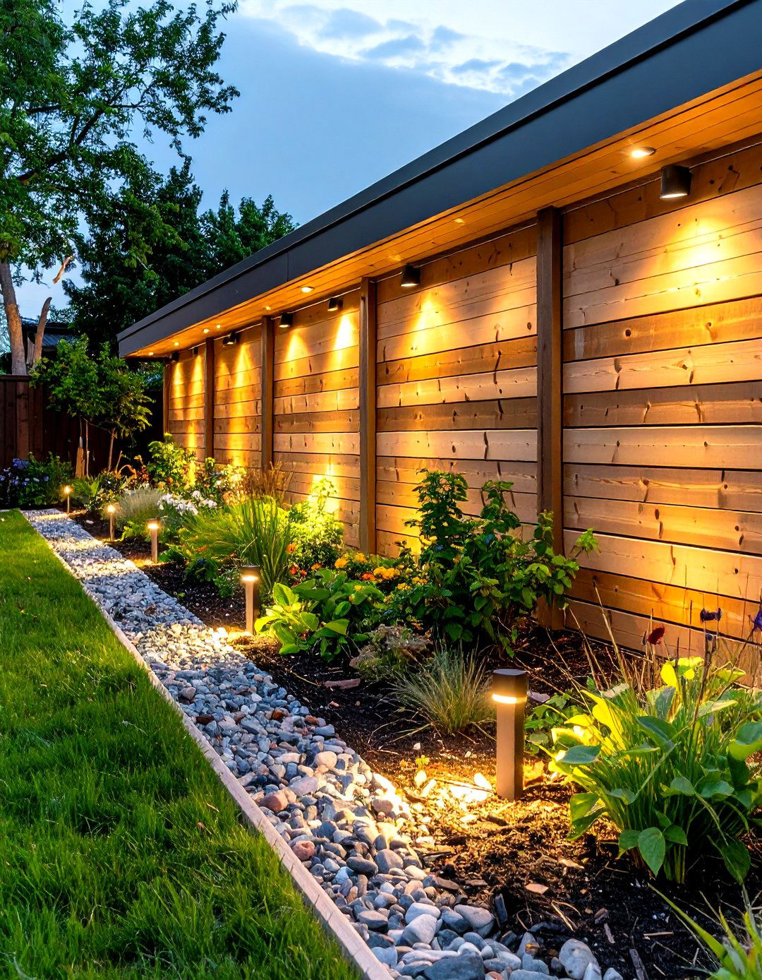 Short Sleeper Walls to Zone Spaces - 20 Garden Sleeper Ideas