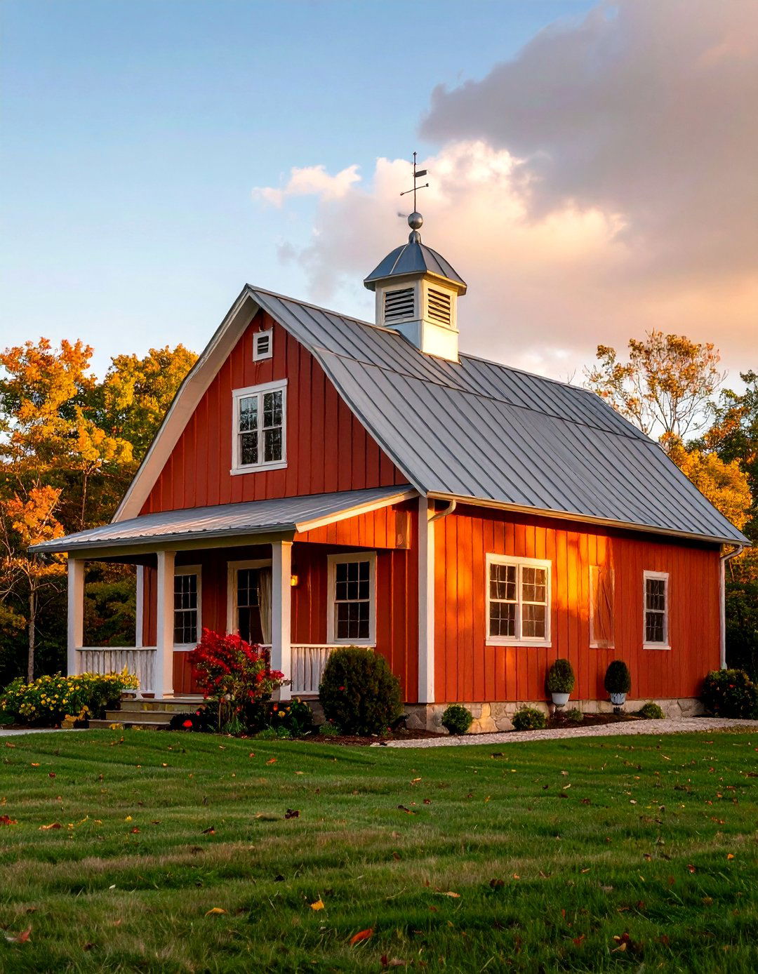 Signature Cupola Topped Barn House - 20 Barn House Exterior Ideas