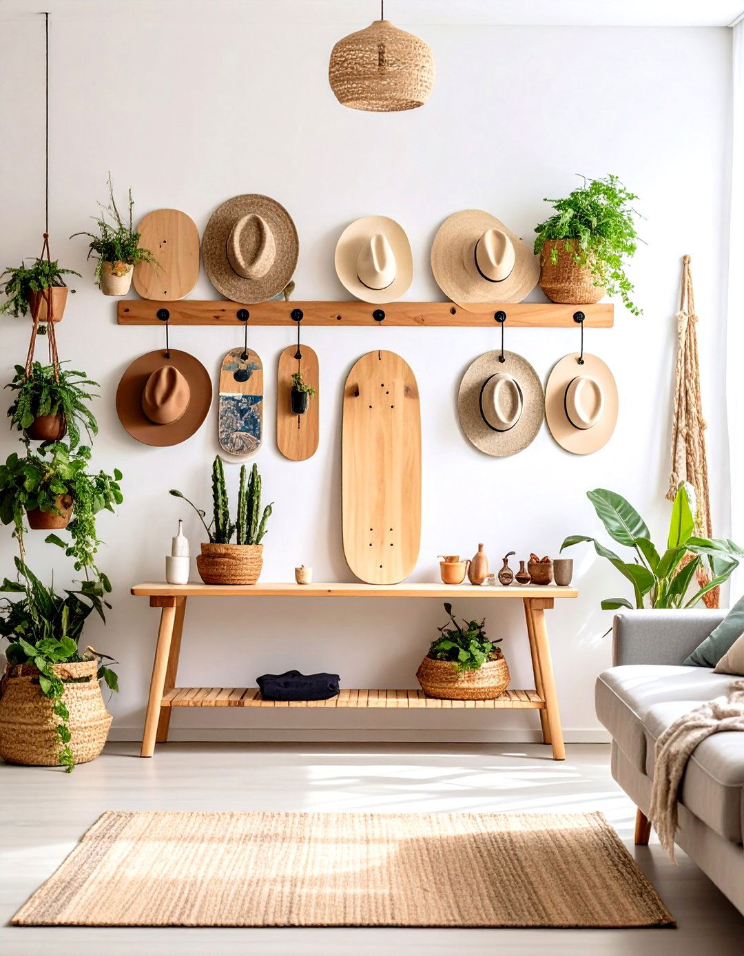 Skateboard Deck Hat Rack - 20 Hat Rack Ideas