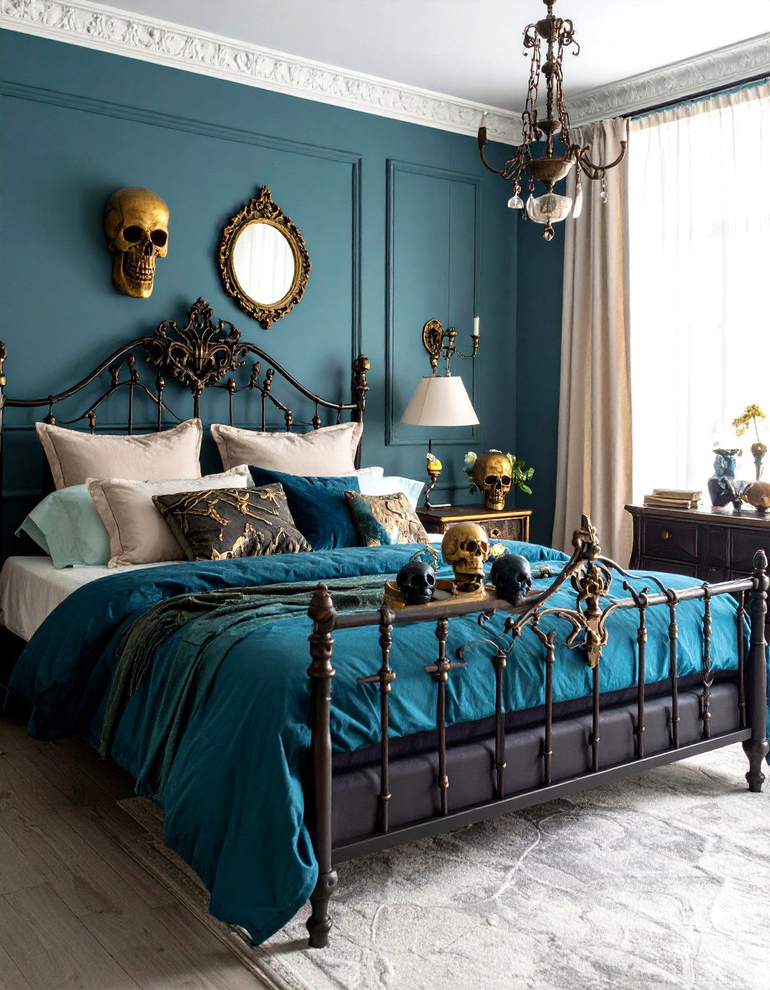 Skull shaped Trinkets and Decor - 20 Vampire Bedroom Ideas